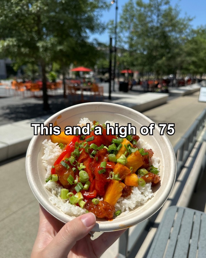 A Genghis Grill bowl shared on Instagram