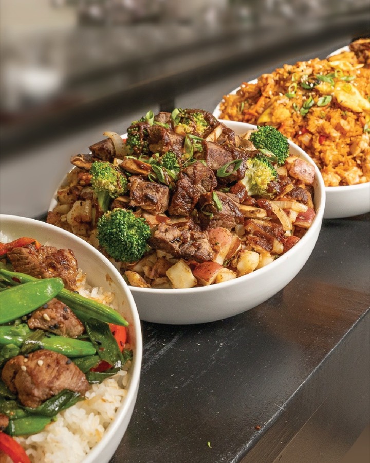 Genghis Grill bowls shared on Instagram